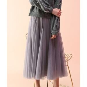 Touille Maxi Skirt by Chicwish Womens L/XL Romantic Ethereal